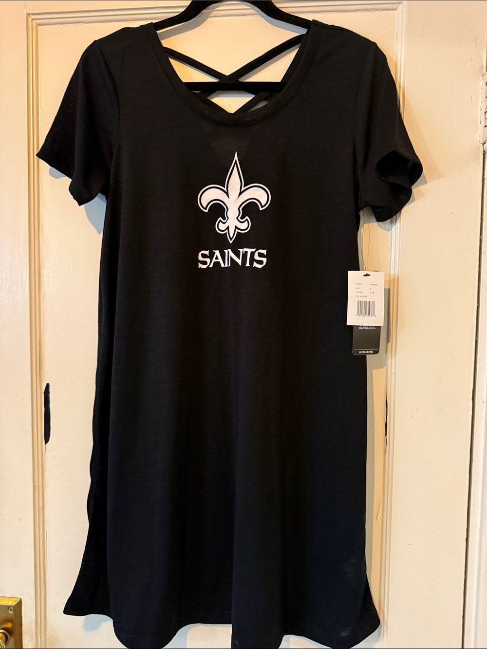 NWT New Orleans Saints Women’s T-Shirt Dress